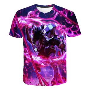 T-shirt Demon Slayer Tanjiro en pleine attaque