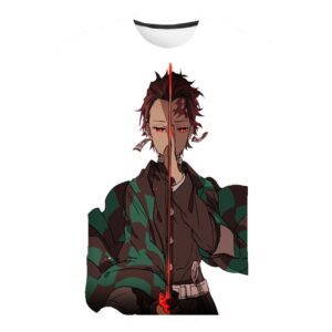 T-shirt Demon Slayer Tanjiro en concentration