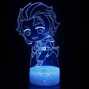 Lampe 3D Demon Slayer Tanjiro format mini