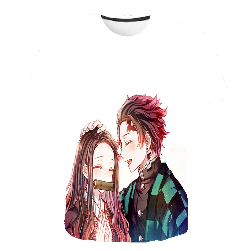 T-shirt Demon Slayer Tanjiro Kamado et Nezuko Kamado