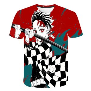T-shirt Tanjiro au sabre Demon Slayer