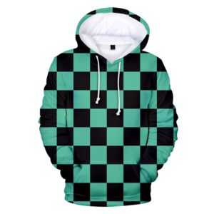 Sweat Demon Slayer style Tanjiro Kamado à capuche