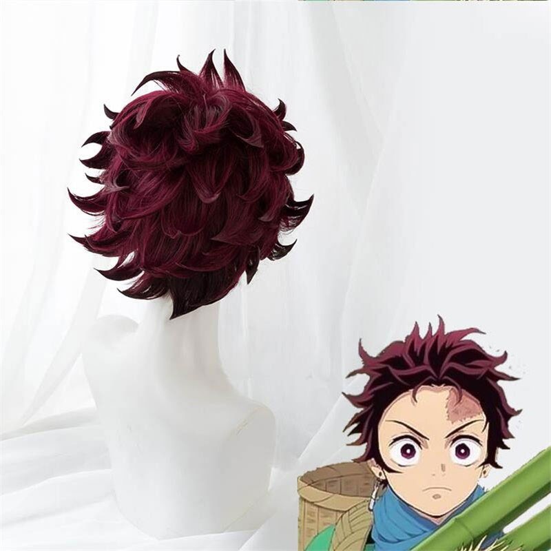 Perruque Tanjiro Kamado de Demon Slayer