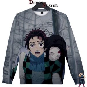 Pull Demon Slayer Tanjiro & Nezuko, tailles XS à XL