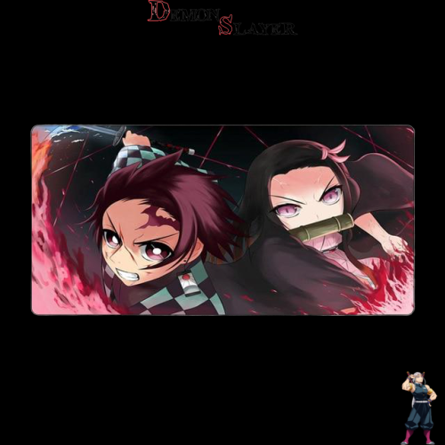 Tapis de souris Demon Slayer avec Nezuko et Tanjiro