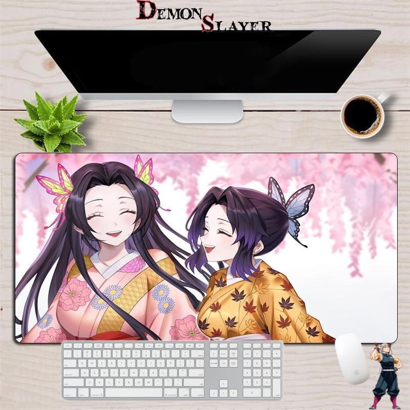 Tapis de Souris Demon Slayer des Sœurs Kocho Shinobu et Kanae
