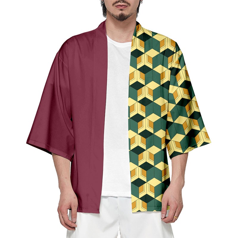 Veste kimono Demon Slayer Giyu Tomioka