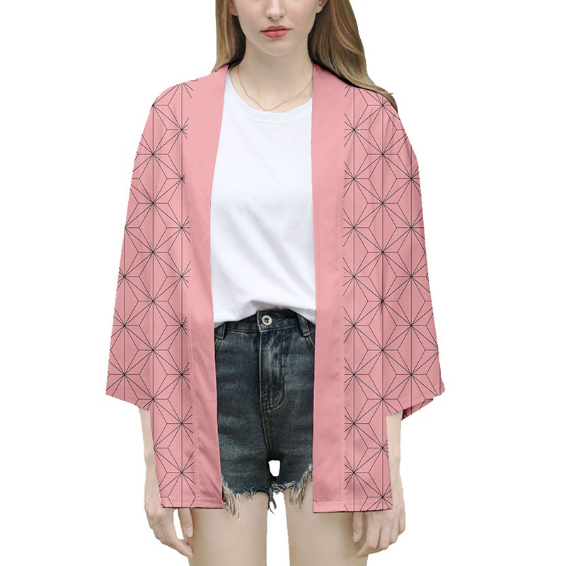 Veste kimono Demon Slayer Nezuko Kamado