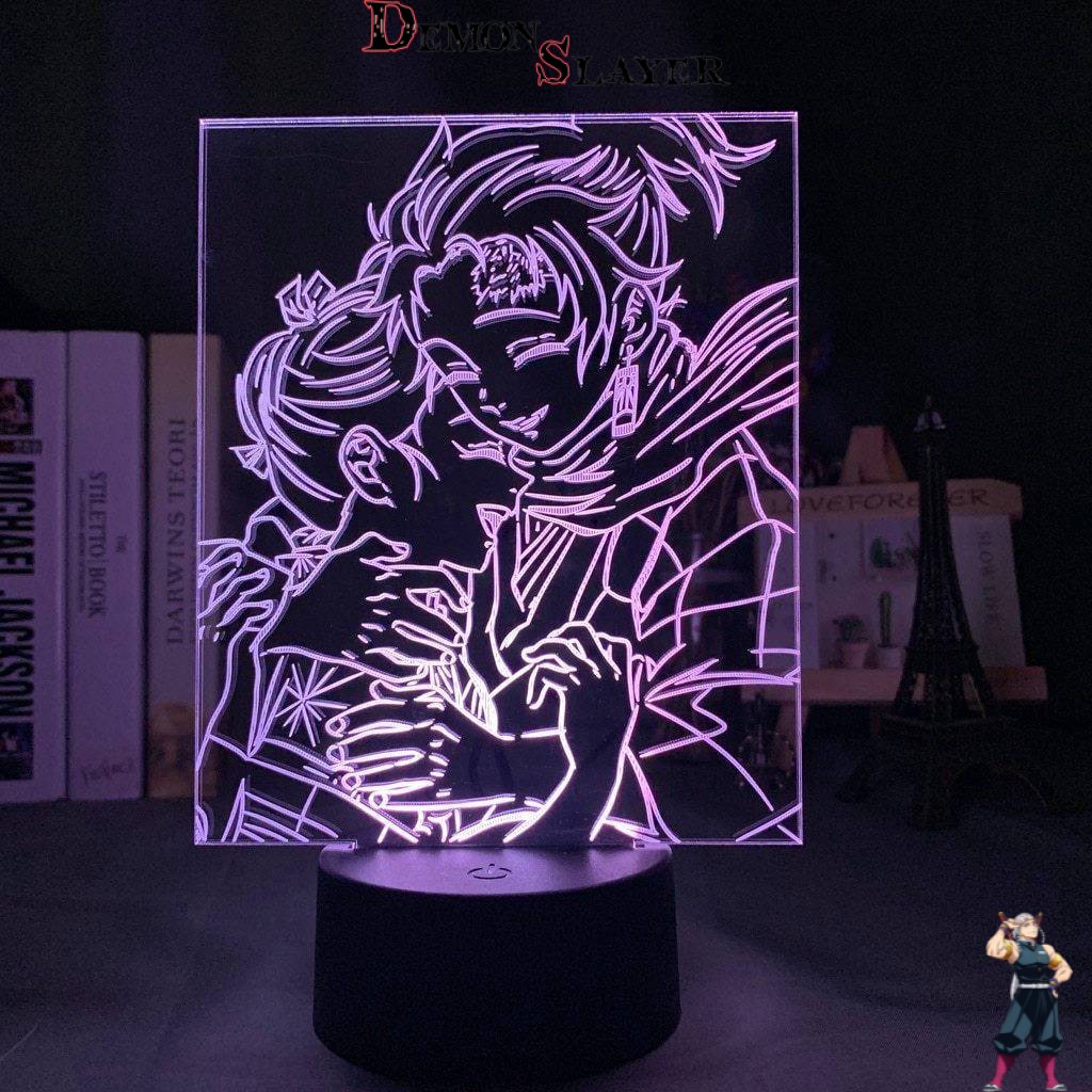 Lampe Jeune Tanjiro et Nezuko Demon Slayer