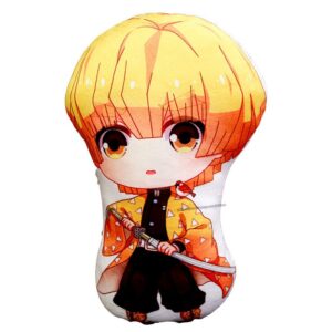 Coussin Demon Slayer Zenitsu Agatsuma en action