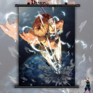 Poster Zenitsu Sixfold de Demon Slayer