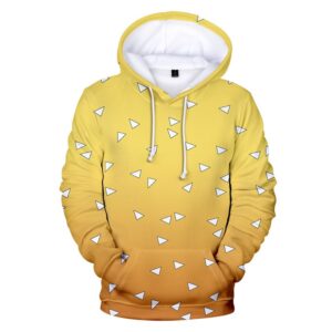 Sweat à capuche Demon Slayer Zenitsu Agatsuma Style