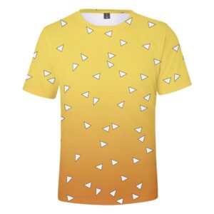 T-shirt Zenitsu Agatsuma Demon Slayer, du 110 au 4XL