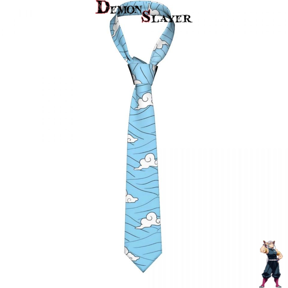 Cravate Demon Slayer au motif Sakonji Urokodaki