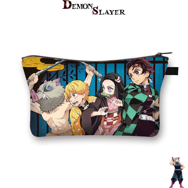 Trousse de maquillage Demon Slayer, modèle Amis Réunis