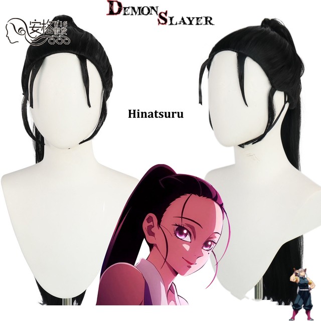 Perruque Hinatsuru Cosplay Demon Slayer