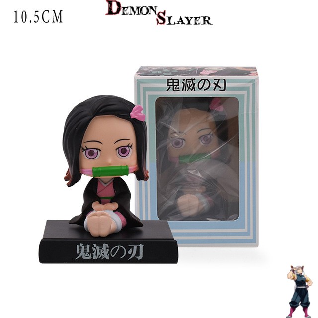 Support téléphone Nezuko en figurine Demon Slayer