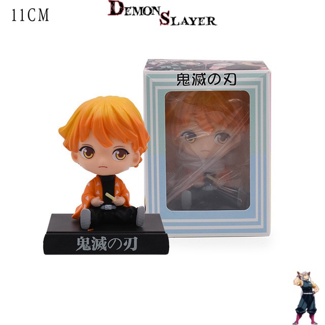 Support téléphone Zenitsu en figurine Demon Slayer