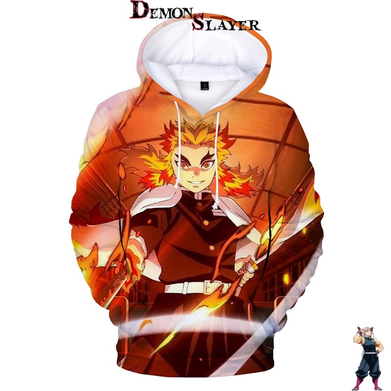 Sweat Demon Slayer Rengoku en feu