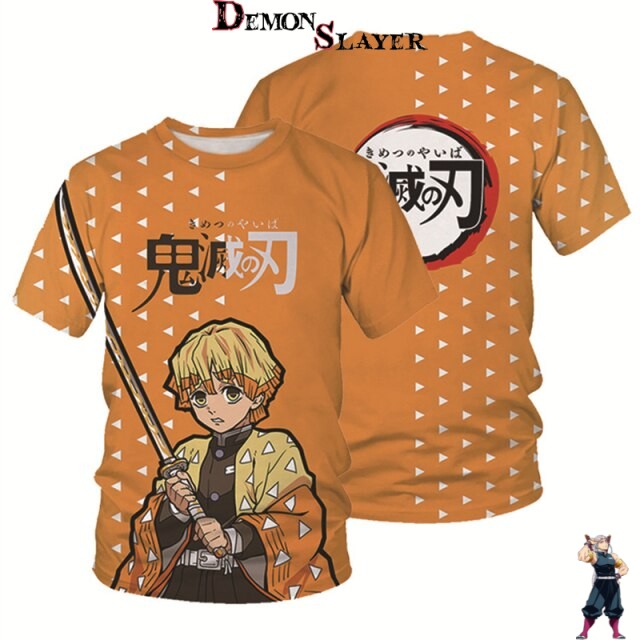 T-Shirt bicolore Demon Slayer Mitsuri Kanroji, du XS au 3XL