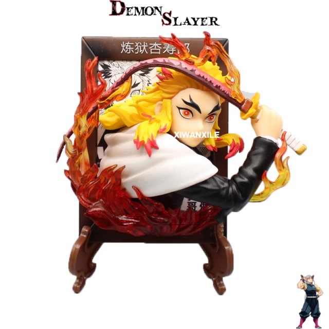 Figurine tableau Kyojuro Rengoku Demon Slayer