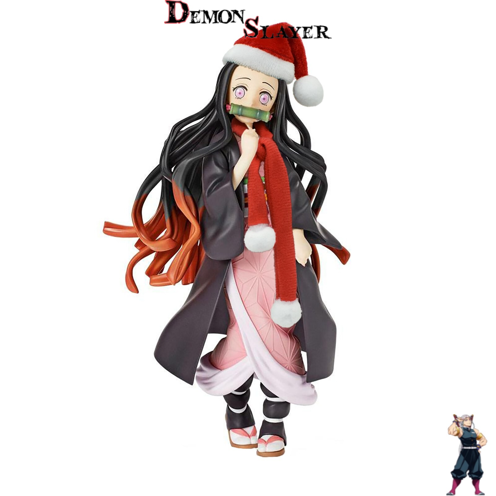 Figurine Demon Slayer Nezuko version kawaii de Noël