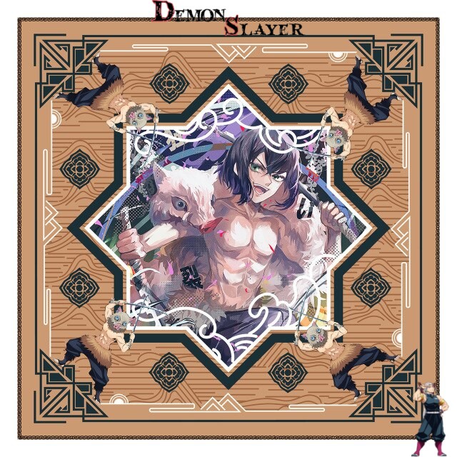 Foulard Demon Slayer inspiré d'Inosuke