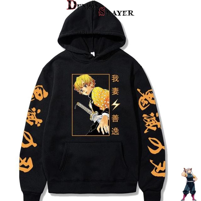 Sweat Zenitsu sortant son katana Demon Slayer, XS à 4XL
