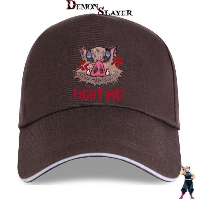 Casquette marron Inosuke Demon Slayer