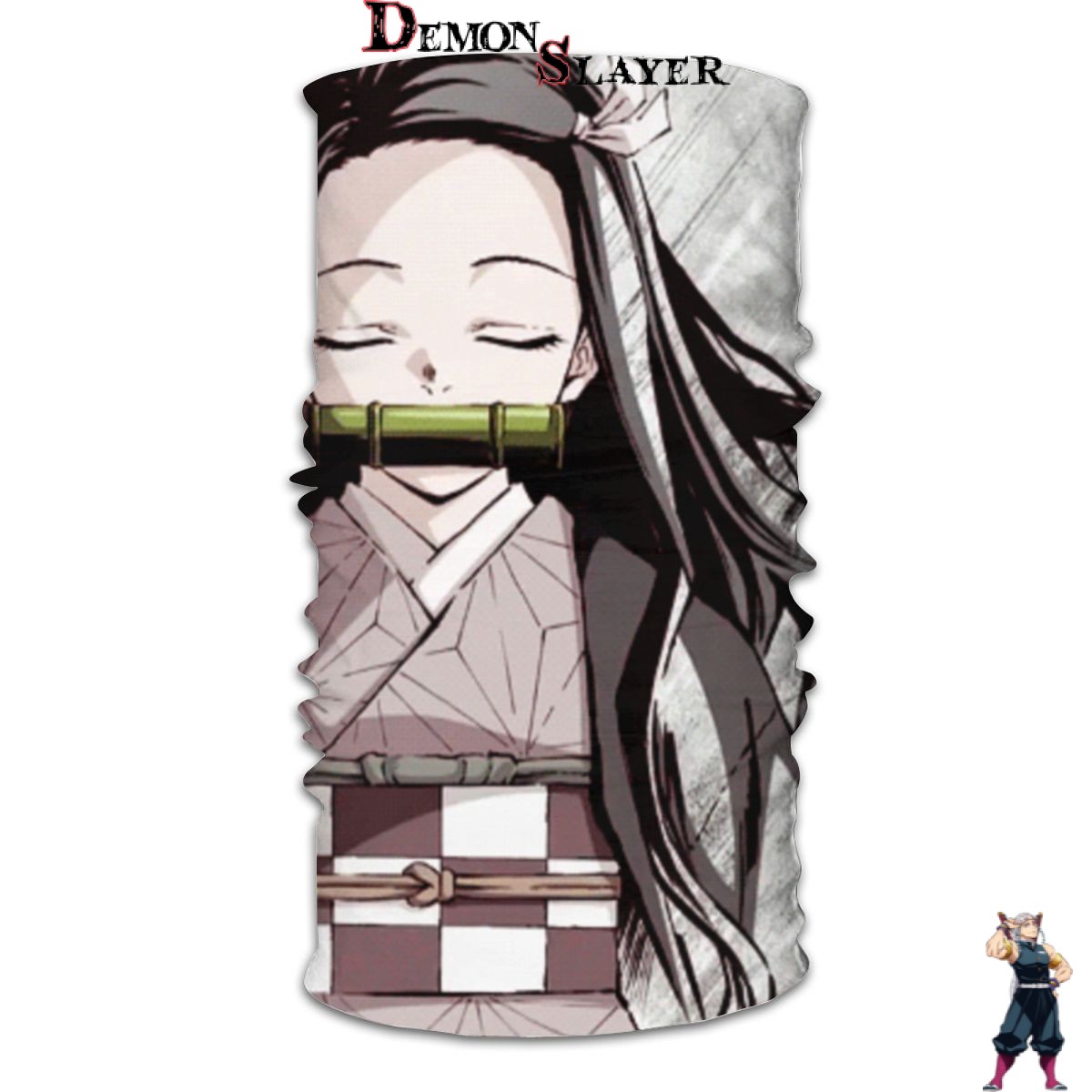 Bandana blanc Nezuko Demon Slayer
