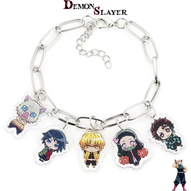 Bracelet Demon Slayer personnages réunis