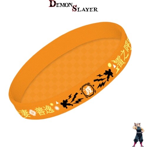 Bracelet Zenitsu Demon Slayer en silicone