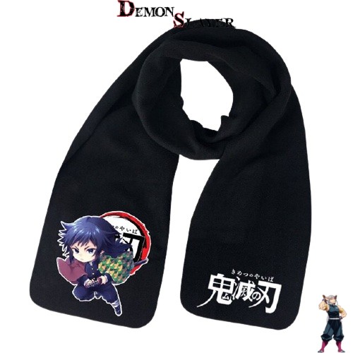 Écharpe Demon Slayer mettant à l'honneur Giyu Tomioka