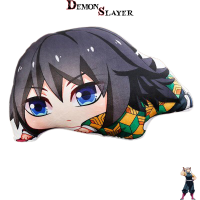 Coussin Demon Slayer Giyu Allongé en 35 cm ou 45 cm