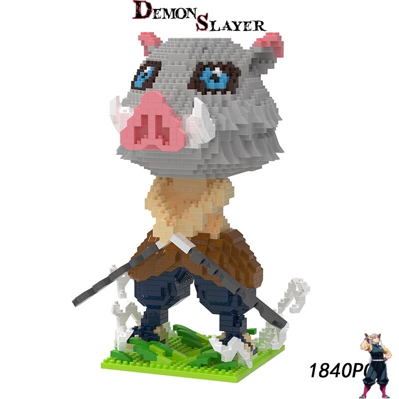 Figurine à construire Inosuke Demon Slayer pour exposition
