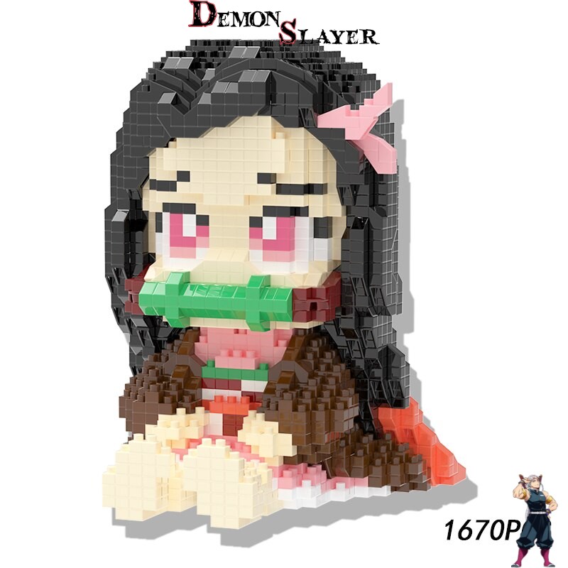 Figurine Nezuko Demon Slayer à construire pour exposition