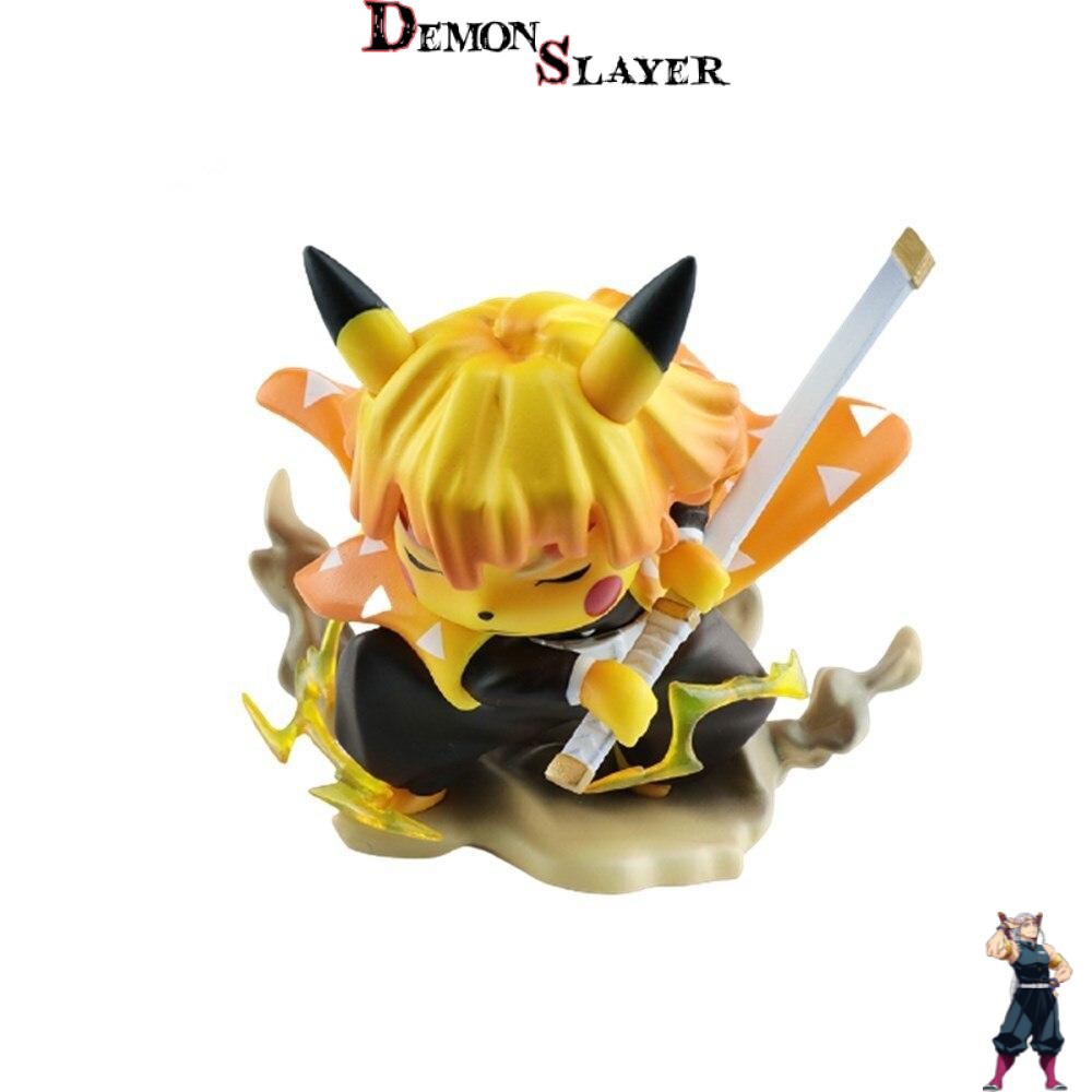 Figurine Zenitsu Pokemon Demon Slayer