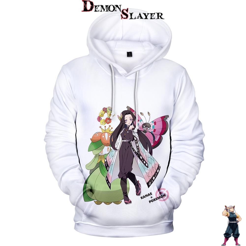 Sweat Demon Slayer Kanae x Pokémon, tailles 100 à 150 et jusqu'à 4XL