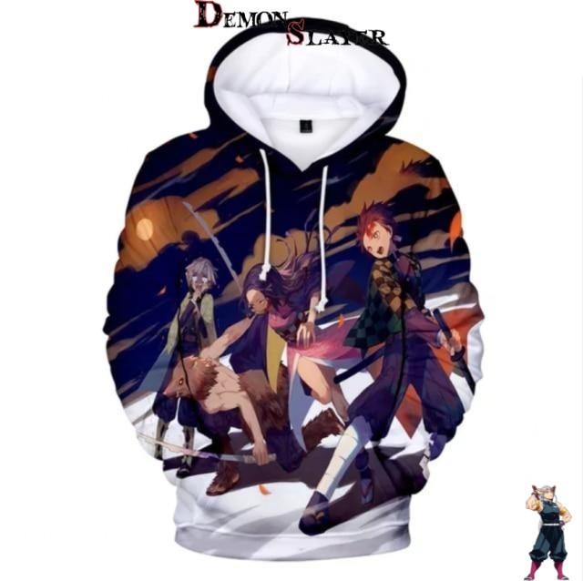 Sweat Demon Slayer Inosuke Kamado Zenitsu, du 100 au 4XL