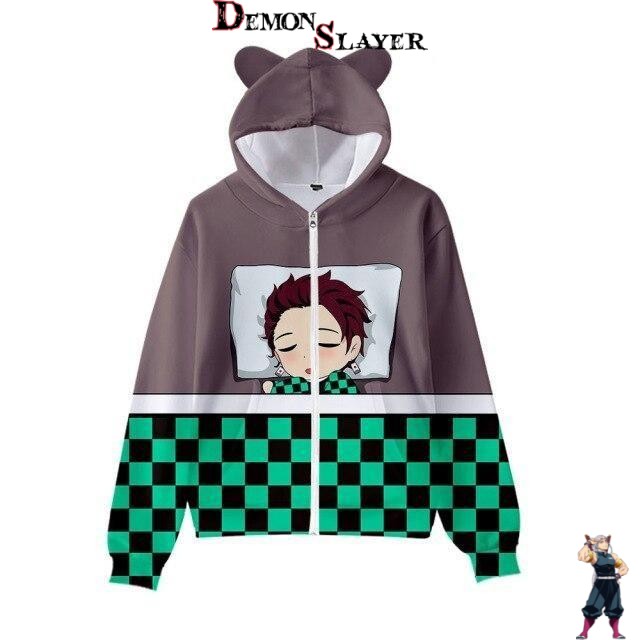Sweat bébé Tanjiro Demon Slayer avec tailles enfant et adulte