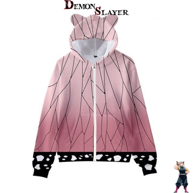 Sweat Shinobu Kocho Demon Slayer avec tailles enfant et adulte
