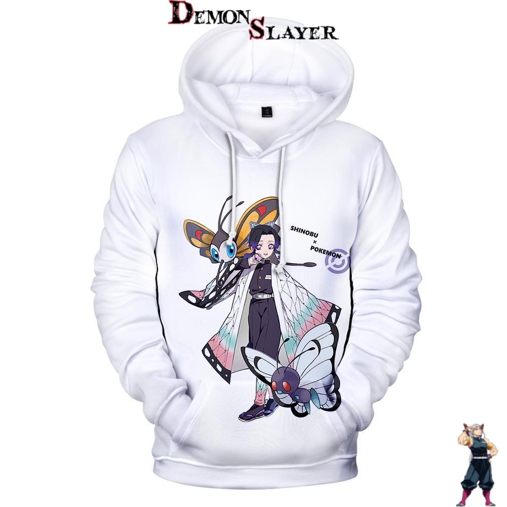 Sweat Shinobu x Pokemon Demon Slayer avec tailles du XXS au 4XL