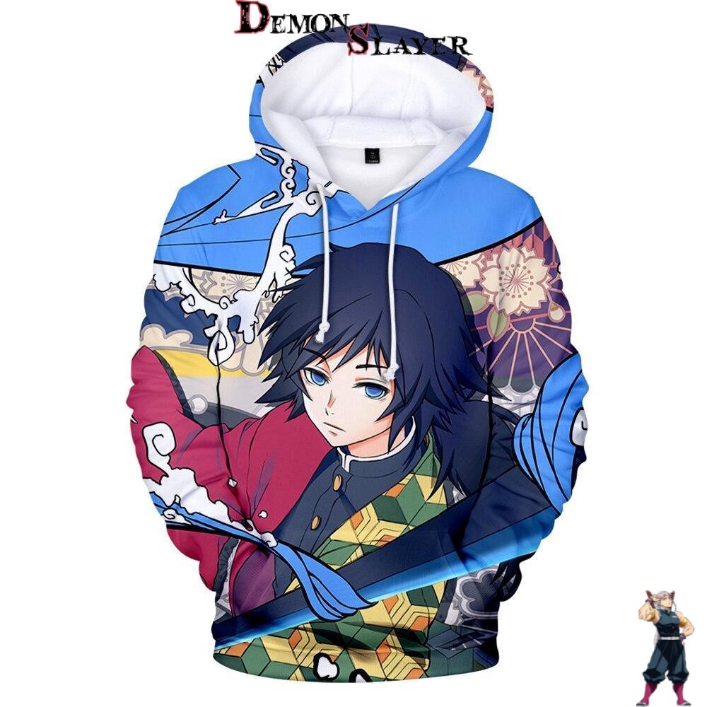 Sweat Giyu Tomioka Demon Slayer coloris 3D