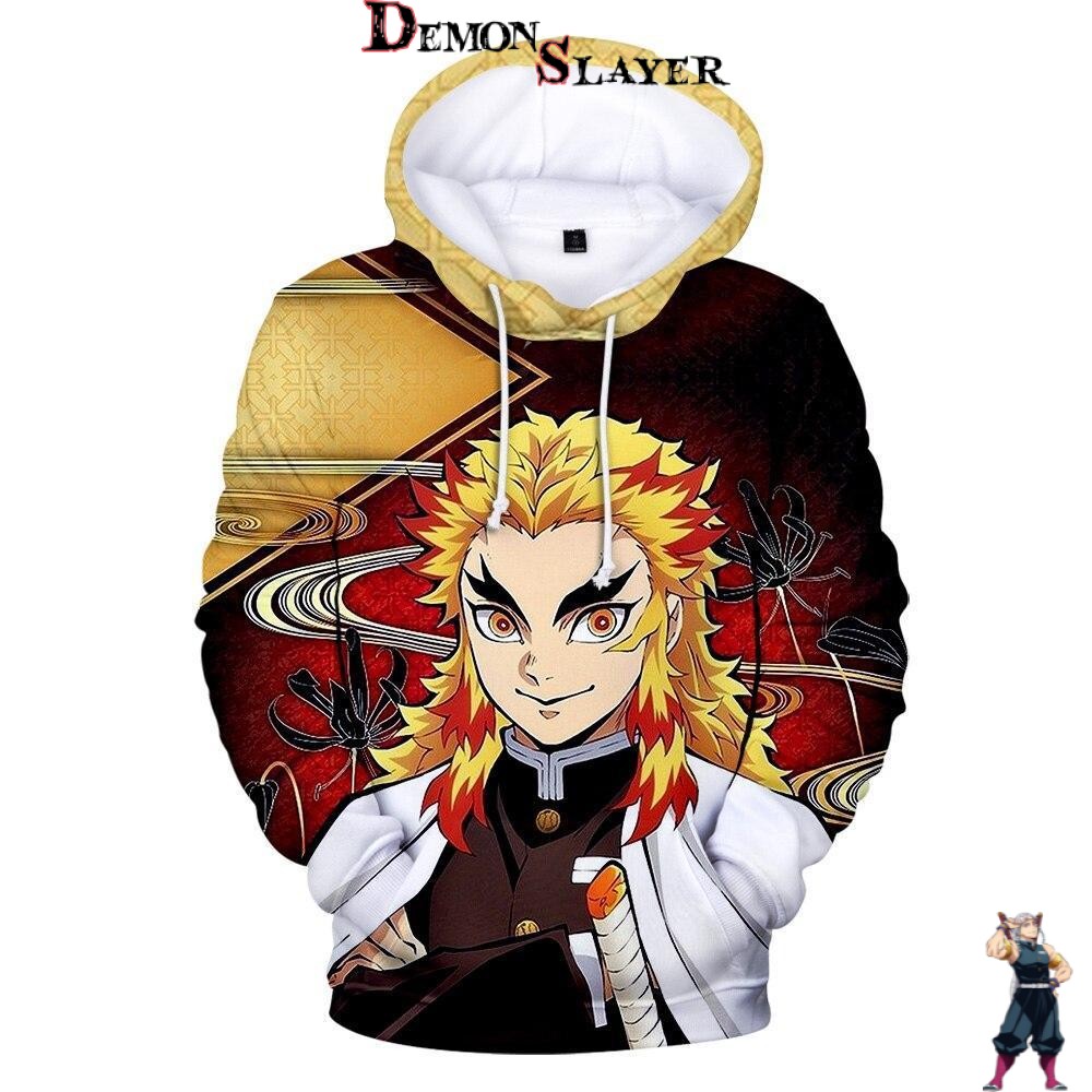 Sweat Demon Slayer Kyojuro Rengoku coloris 3D 11