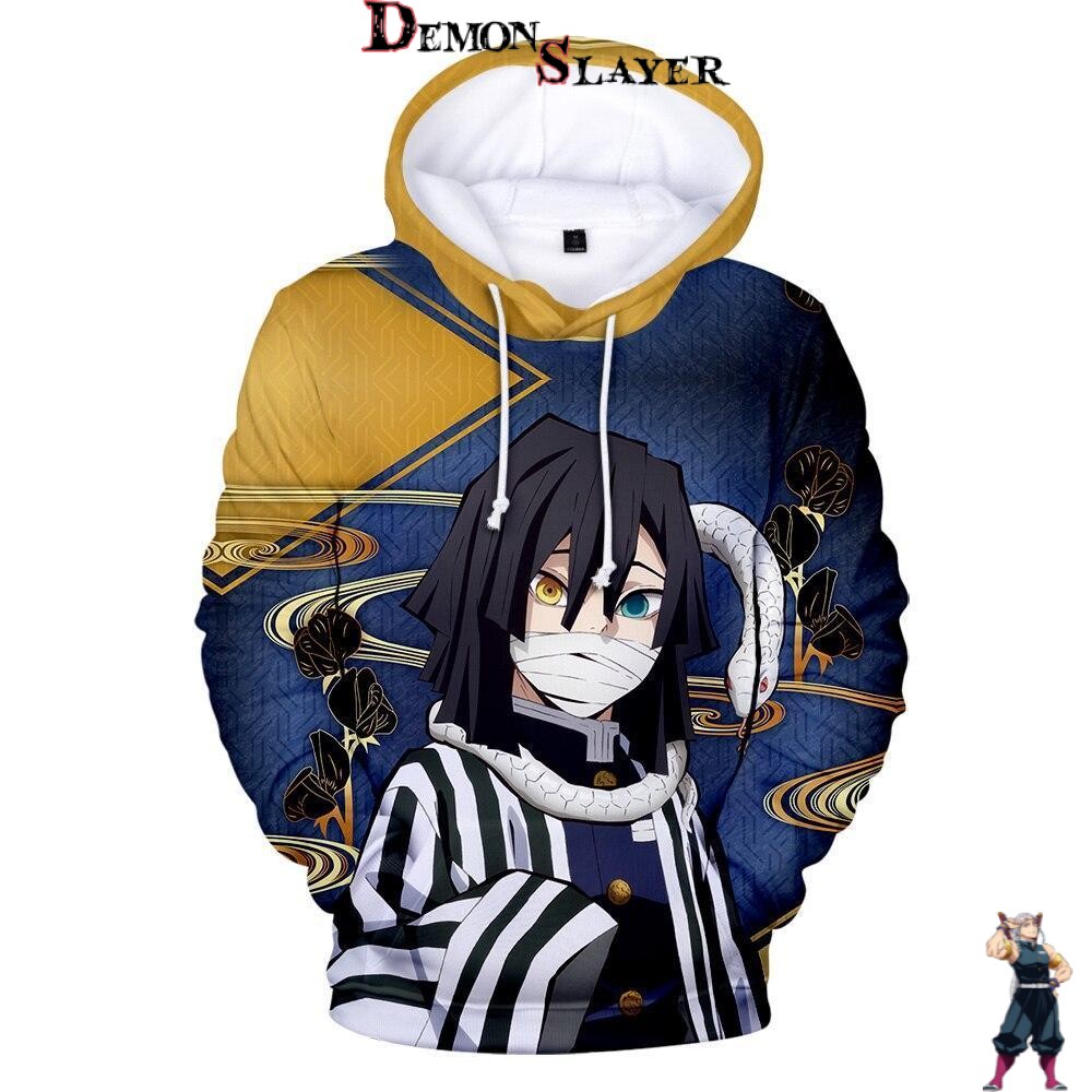 Sweat Obanai Demon Slayer coloris 3D 8
