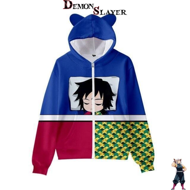 Sweat zippé Demon Slayer Baby Giyu