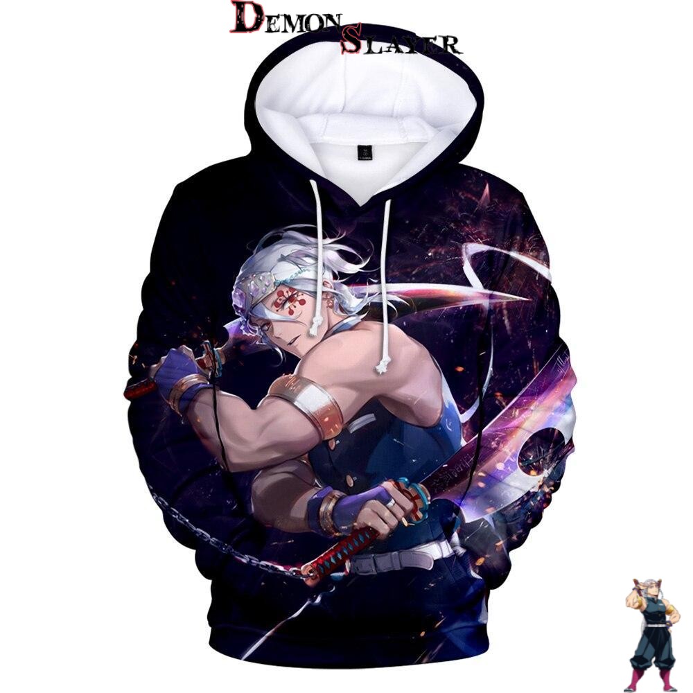 Sweat Demon Slayer Tengen Azui coloris 3D 16
