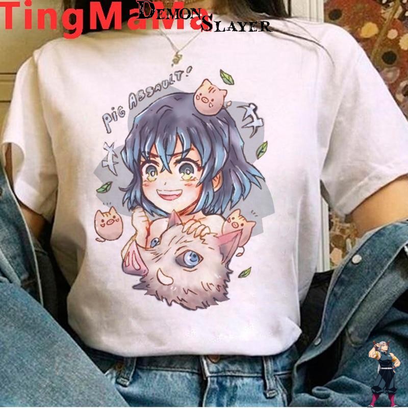 T-Shirt Féminin Demon Slayer Fier