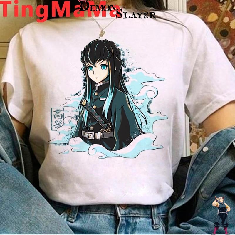 T-shirt coupe féminine Demon Slayer Shinobu Sakura
