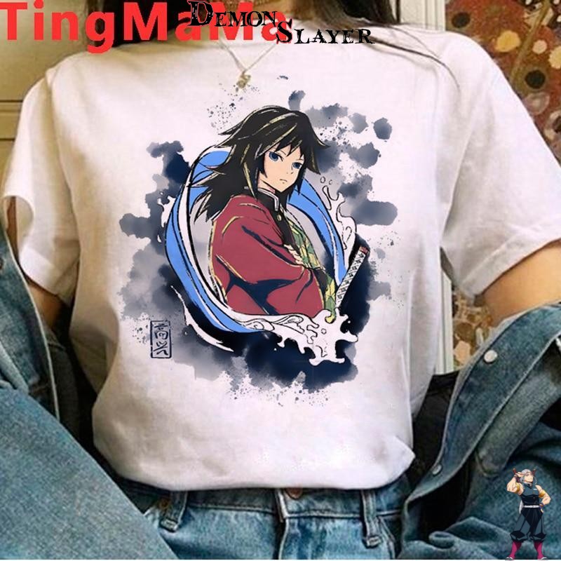 T-shirt femme Demon Slayer Inosuke Hashibira, tailles XXS à XXL